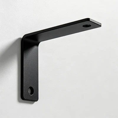 Black Powder Coated L Brackets factory
