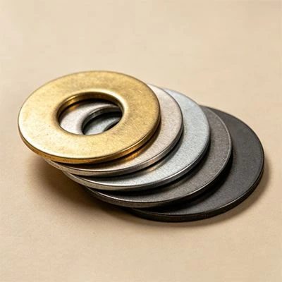 Large Flat Metal Washers