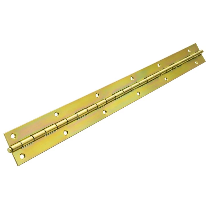 Piano Hinge Yellow Zinc Finish