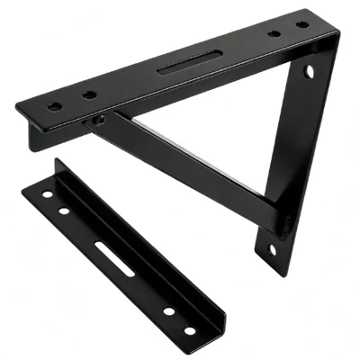 Black Metal Beam Brackets