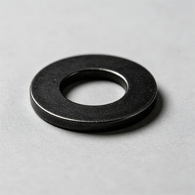 Black Metal Flat Washers