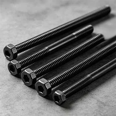 Long Black Nickel Socket Screws