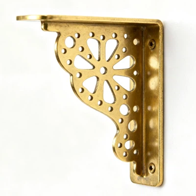 Small Brass Brackets
