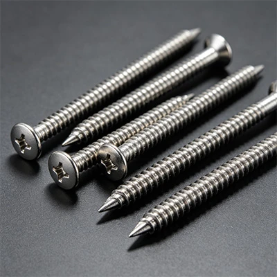 Stainless Steel Screws Flat Head
